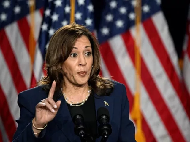 u s vice president kamala harris delivers remarks during a campaign event at west allis central high school in west allis wisconsin u s july 23 2024 photo reuters